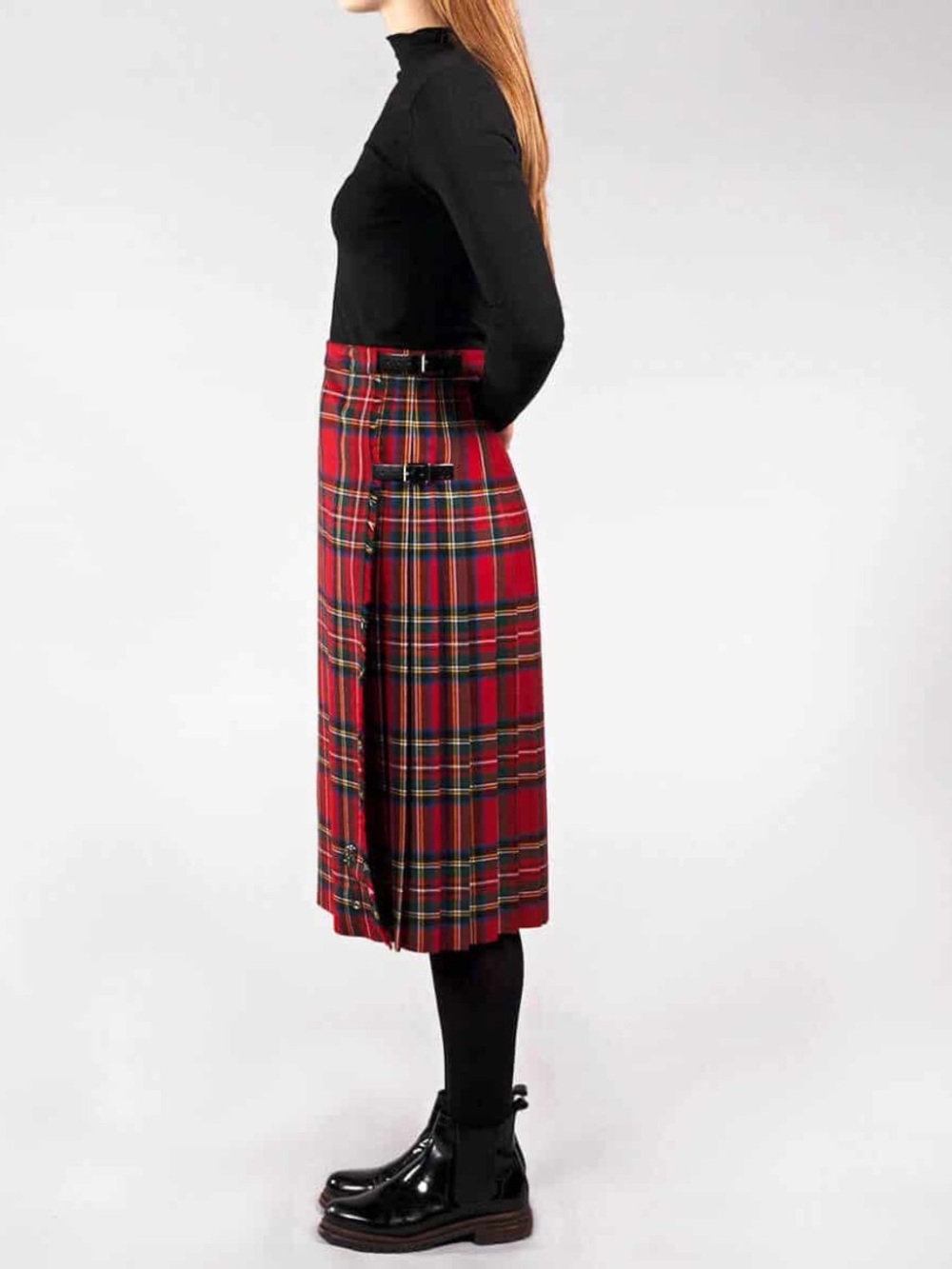 Vintage Strathmore Tartan Wool Kilt Skirt - Picture 4 of 10